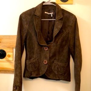 Brown 100% Leather Lining Jacket